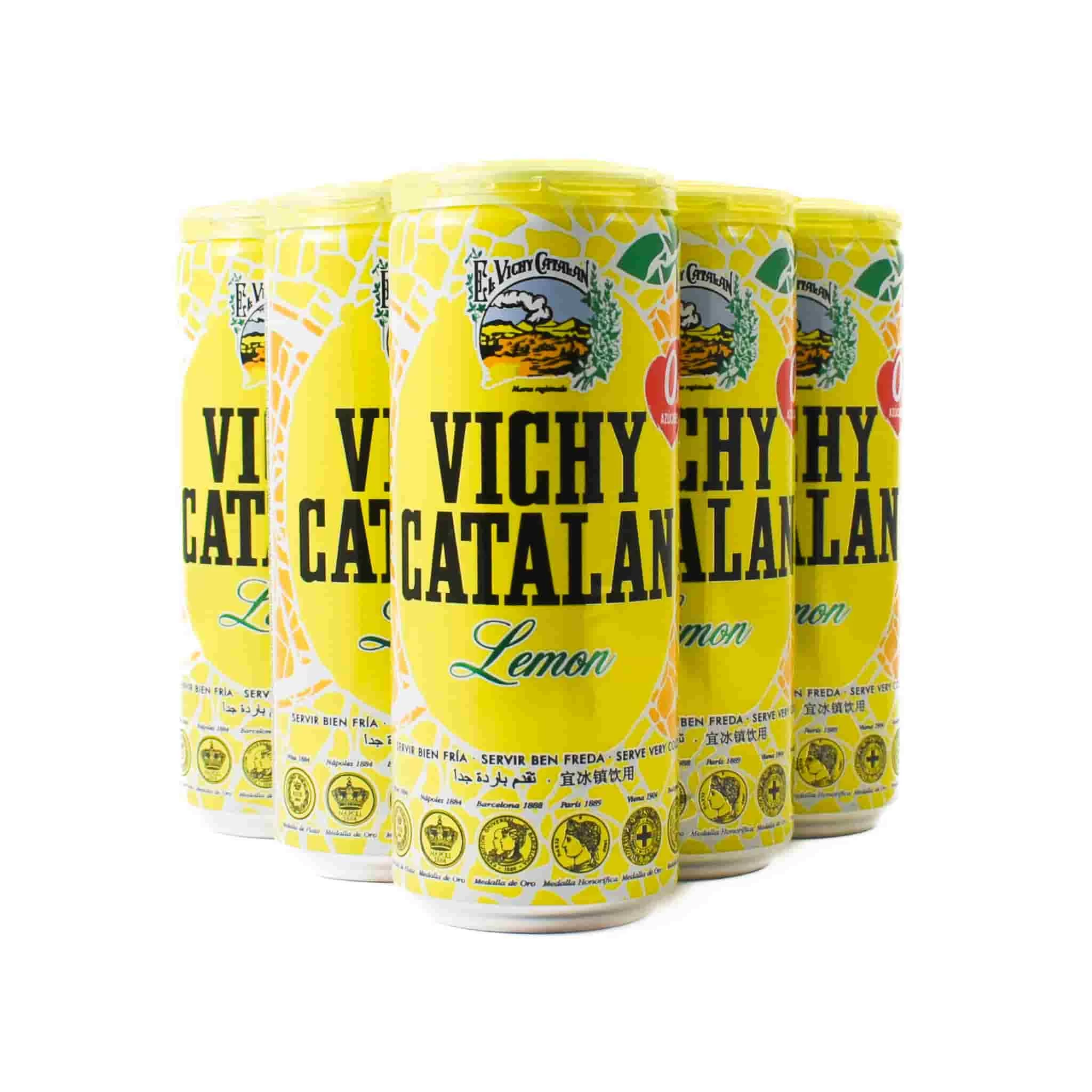 6x Vichy Catalan Sparkling Lemon Mineral Water, 330ml 1 6x Vichy Catalan Sparkling Lemon Mineral Water, 330ml