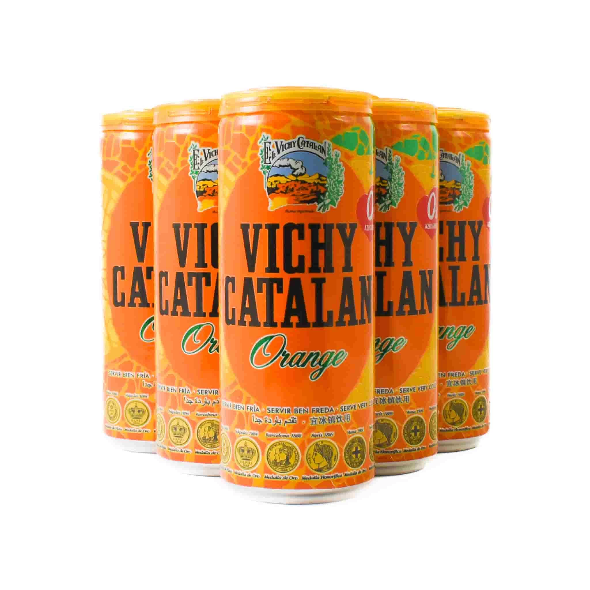 6x Vichy Catalan Sparkling Orange Mineral Water, 330ml 1 6x Vichy Catalan Sparkling Orange Mineral Water, 330ml