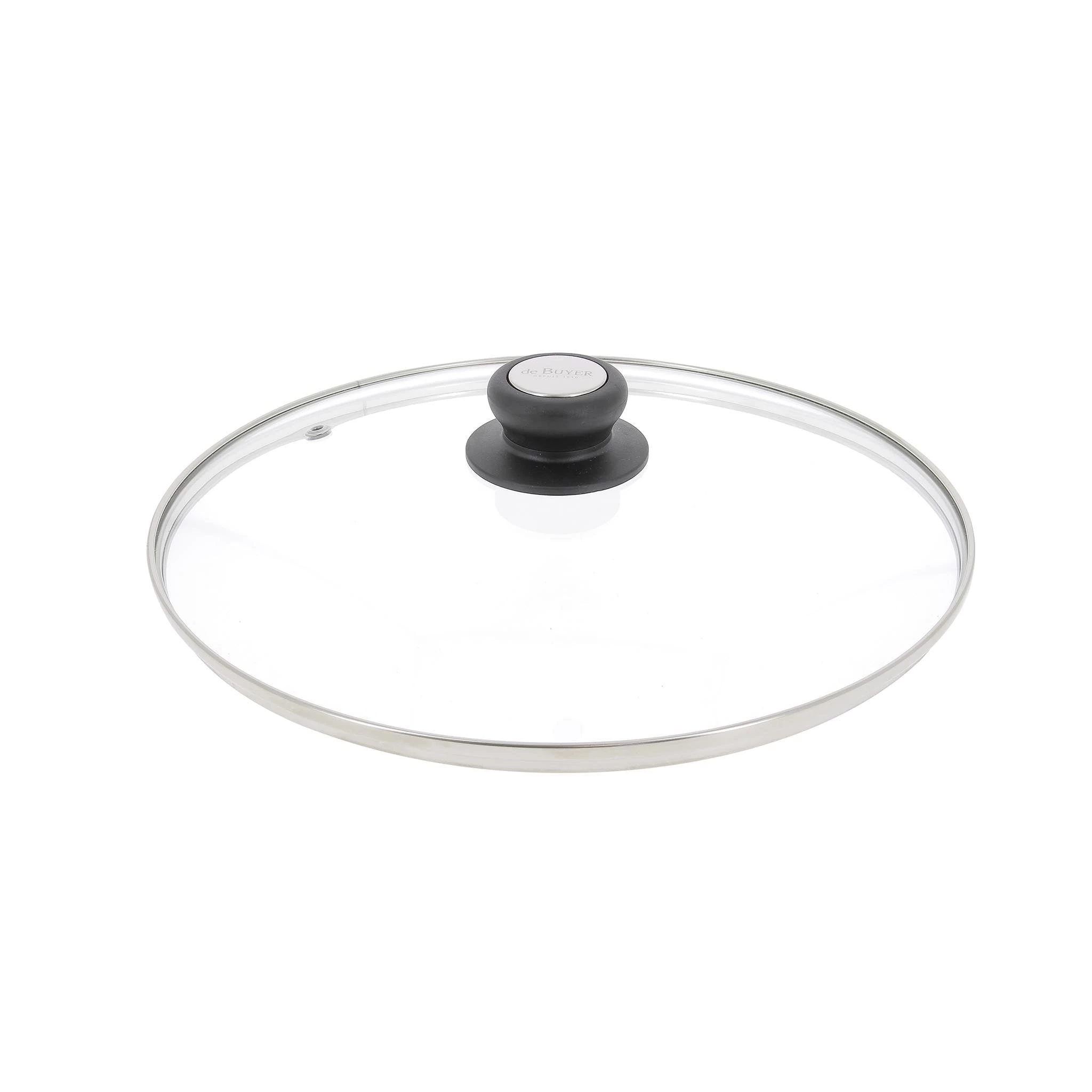 De Buyer Glass Saucepan Lid 2 De Buyer Glass Saucepan Lid - Image 2