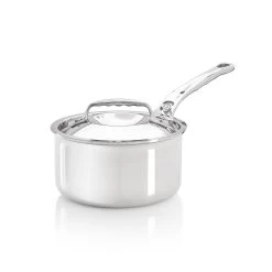 De Buyer Affinity Stainless Steel Saucepan With Lid 18cm