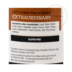 Essential Cuisine Lamb Glace 600g 6 Essential Cuisine Lamb Glace 600g -Sous Chef Kitchenware EC0014B EssentialCuisineLambGlace 600g 4