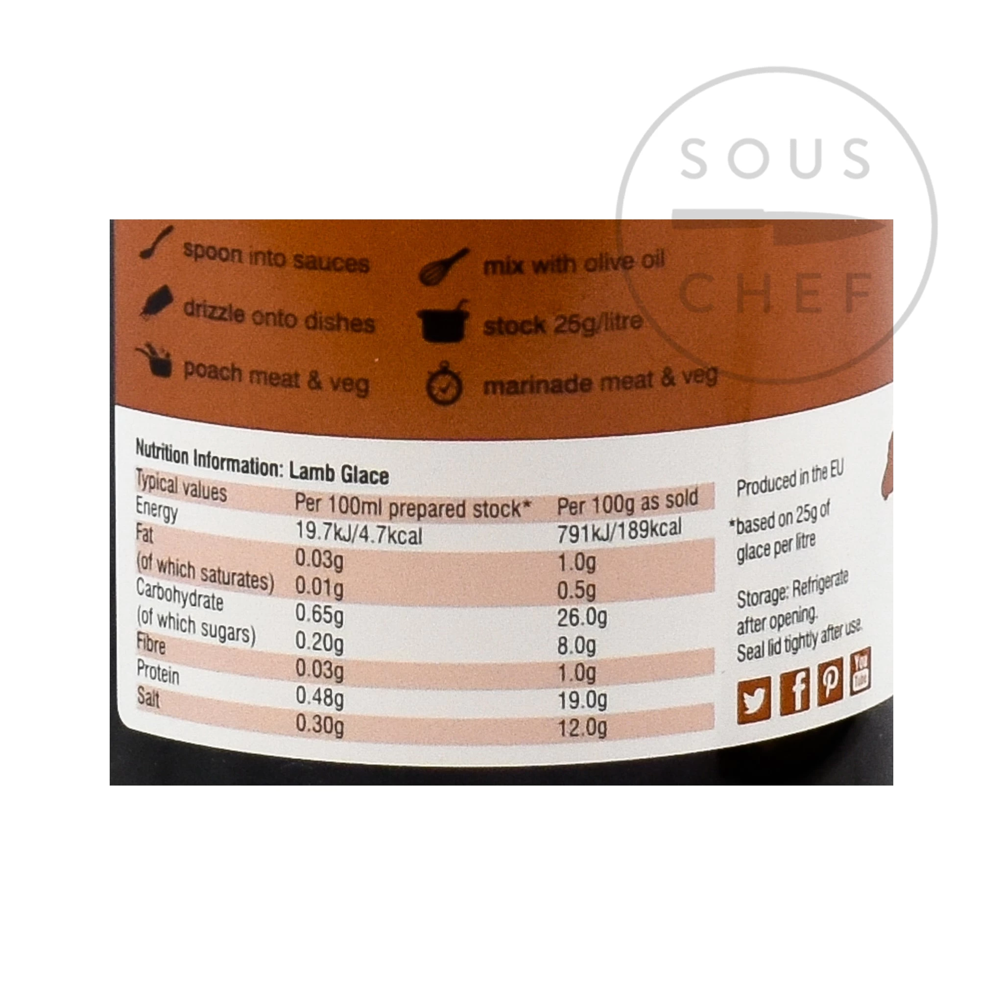 Essential Cuisine Lamb Glace 600g 4 Essential Cuisine Lamb Glace 600g - Image 4