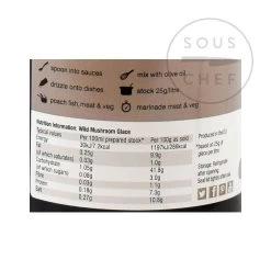 Essential Cuisine Wild Mushroom Glace 600g 6 Essential Cuisine Wild Mushroom Glace 600g -Sous Chef Kitchenware EC0016B EssentialCuisineWildMushroomGlace 1