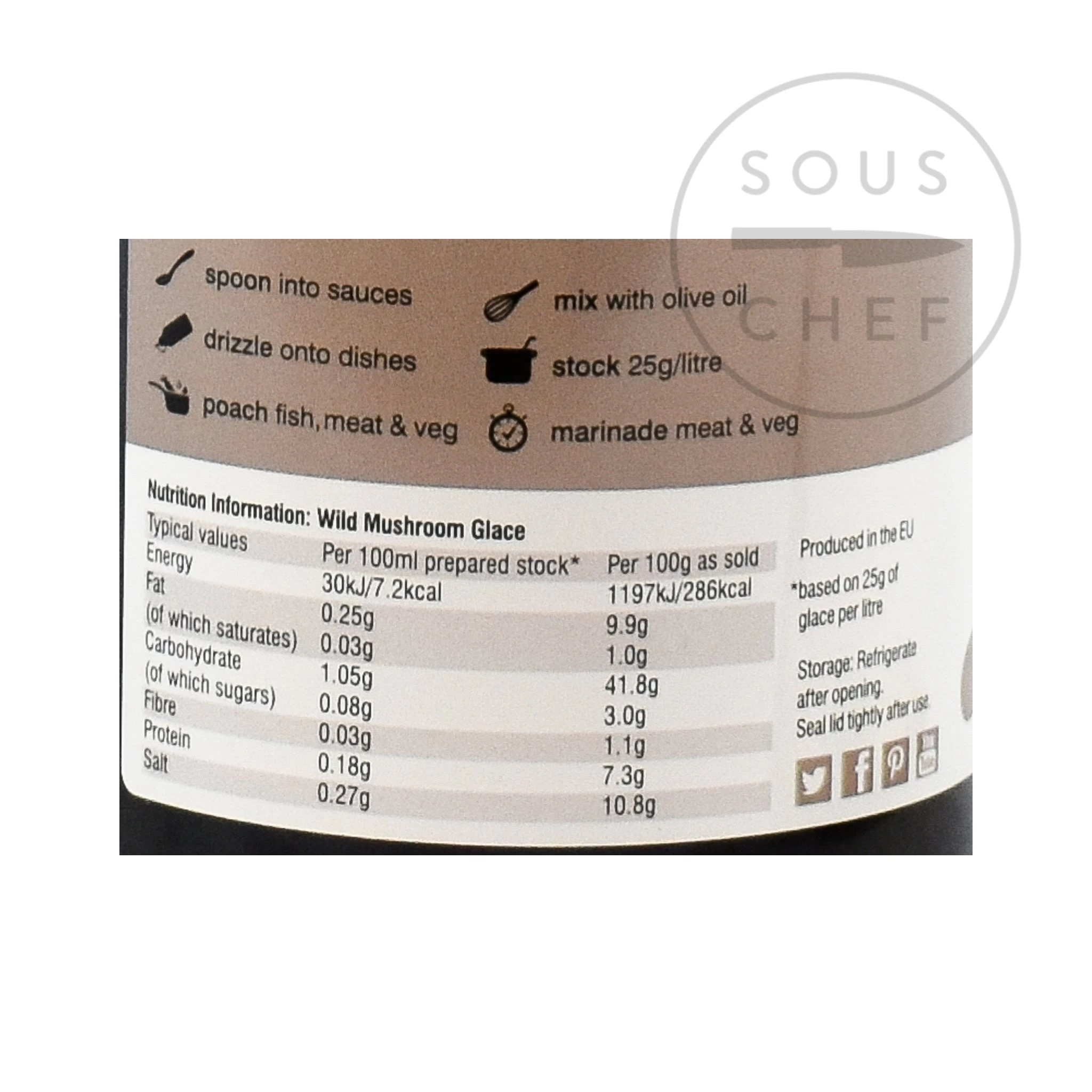 Essential Cuisine Wild Mushroom Glace 600g 3 Essential Cuisine Wild Mushroom Glace 600g - Image 3