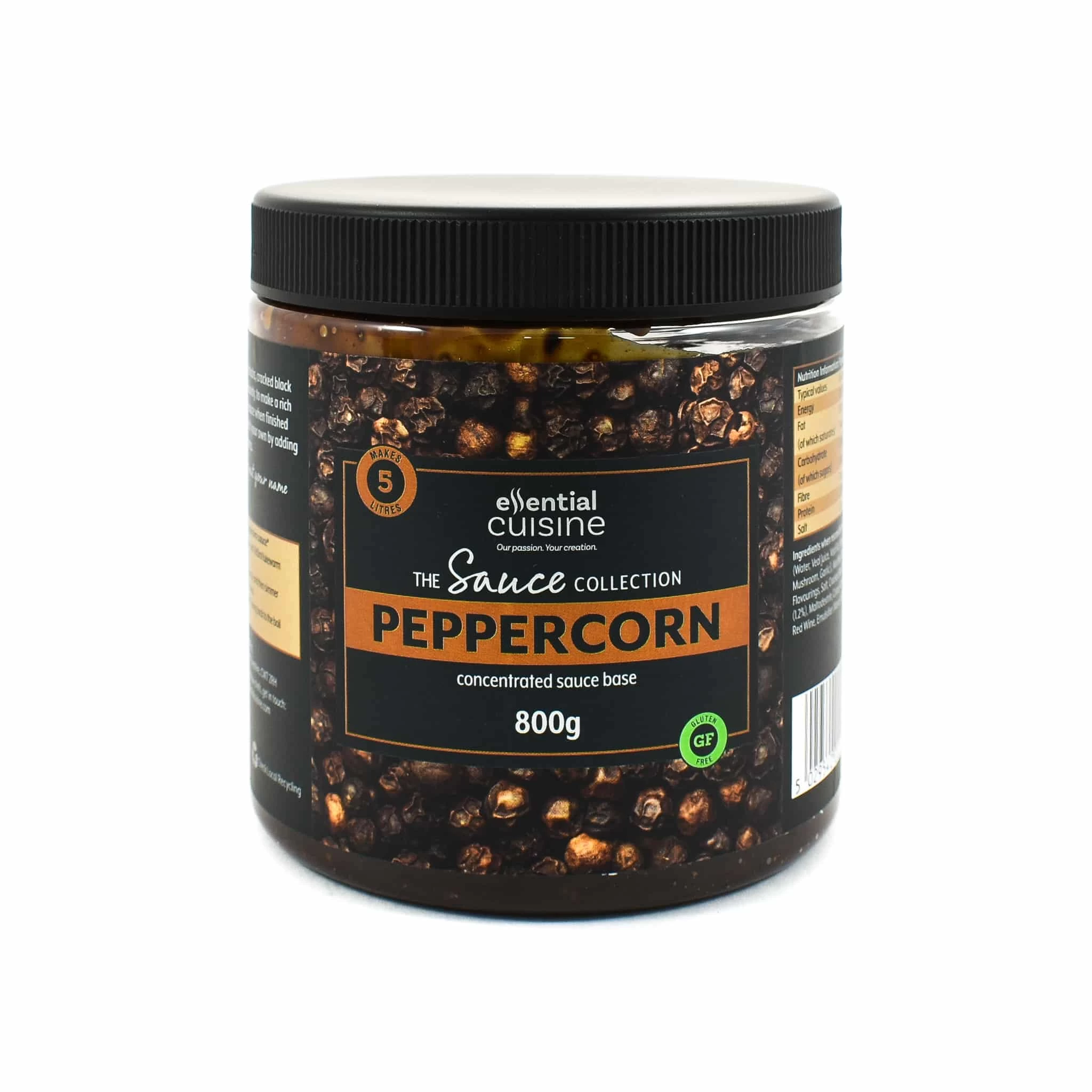 Essential Cuisine Peppercorn Sauce Base 800g 1 Essential Cuisine Peppercorn Sauce Base 800g