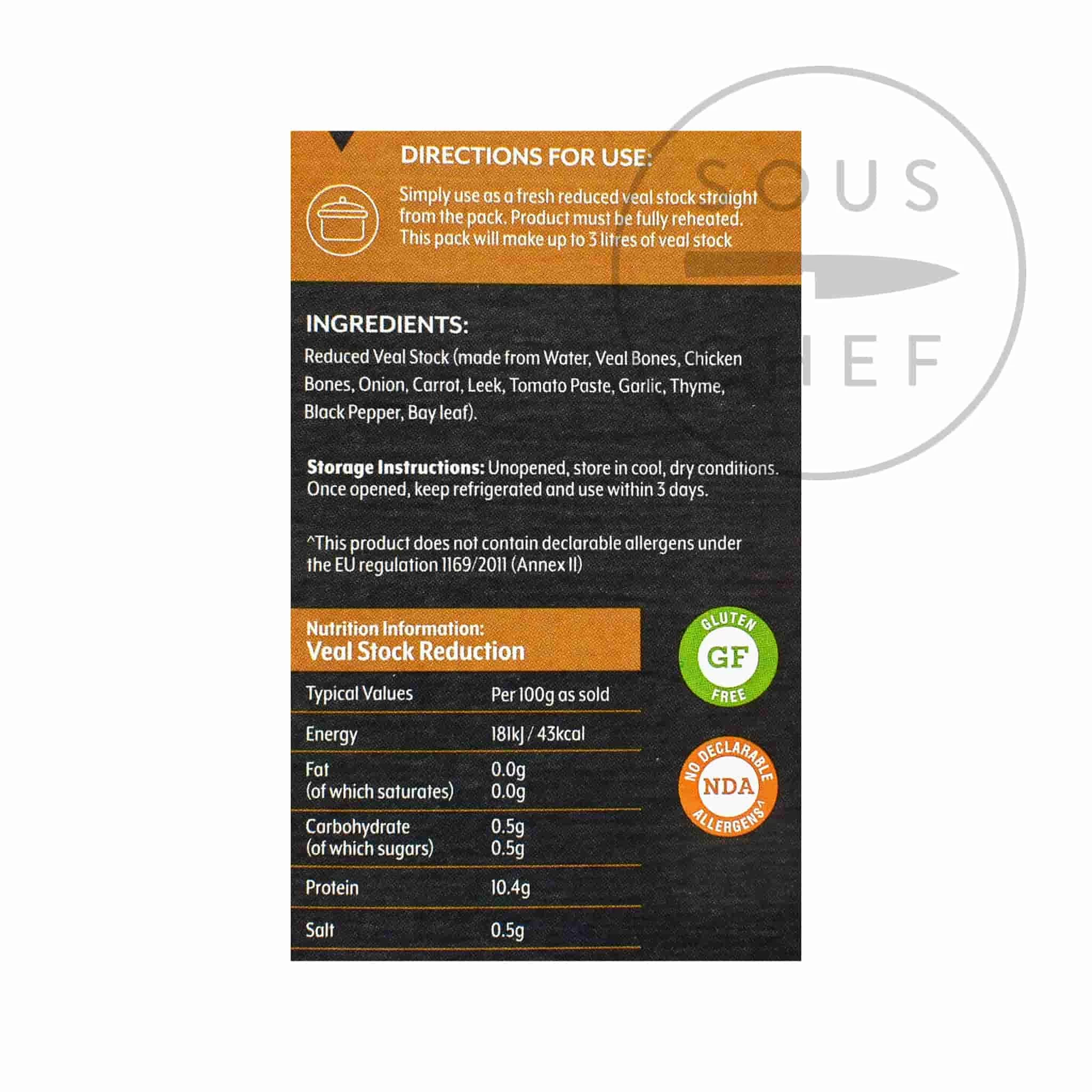 Essential Cuisine Signature Veal Stock Reduction 1 Litre 2 Essential Cuisine Signature Veal Stock Reduction 1 Litre - Image 2