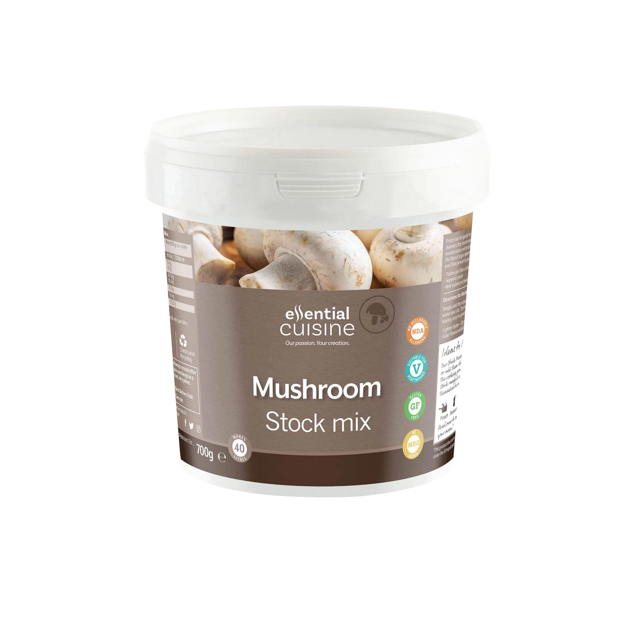 Essential Cuisine Mushroom Stock Mix 700g 1 Essential Cuisine Mushroom Stock Mix 700g