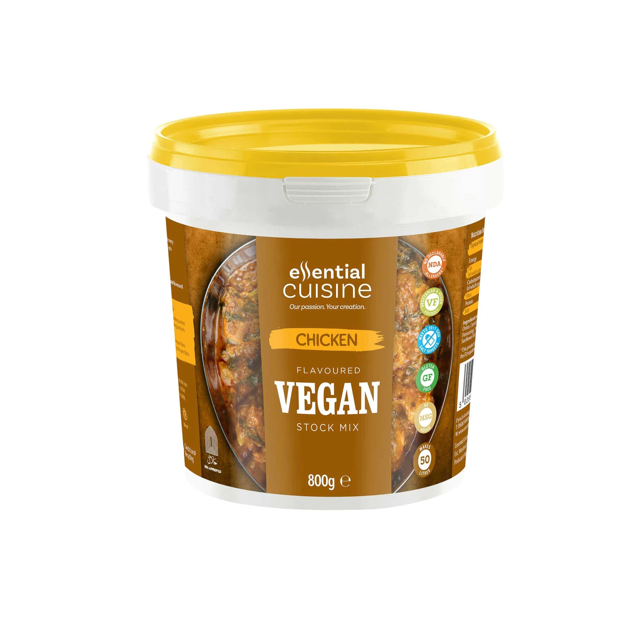 Essential Cuisine Vegan Chicken Stock 800g 1 Essential Cuisine Vegan Chicken Stock 800g