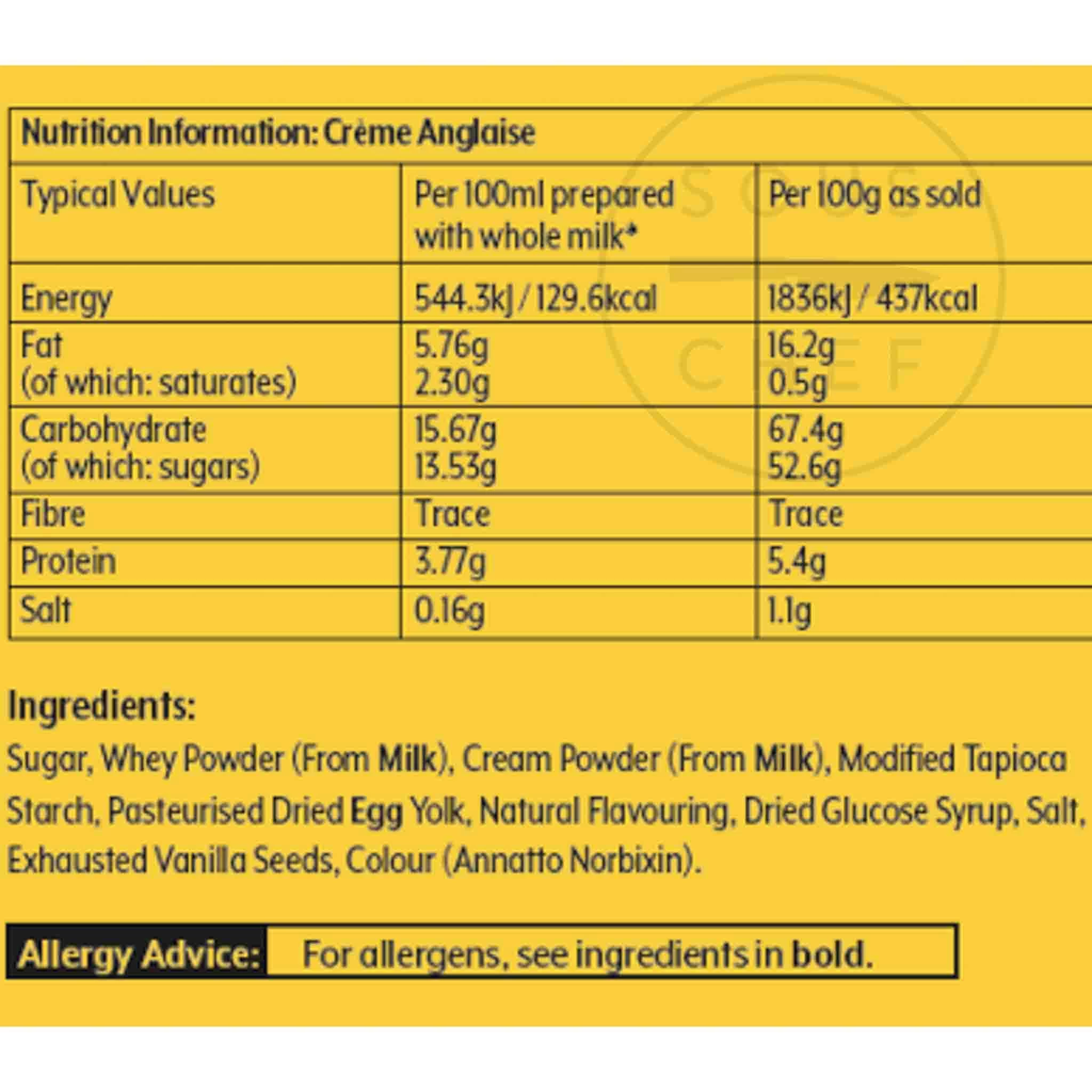 Essential Cuisine Sweet Crème Anglaise Sauce 1.02kg 2 Essential Cuisine Sweet Crème Anglaise Sauce 1.02kg - Image 2