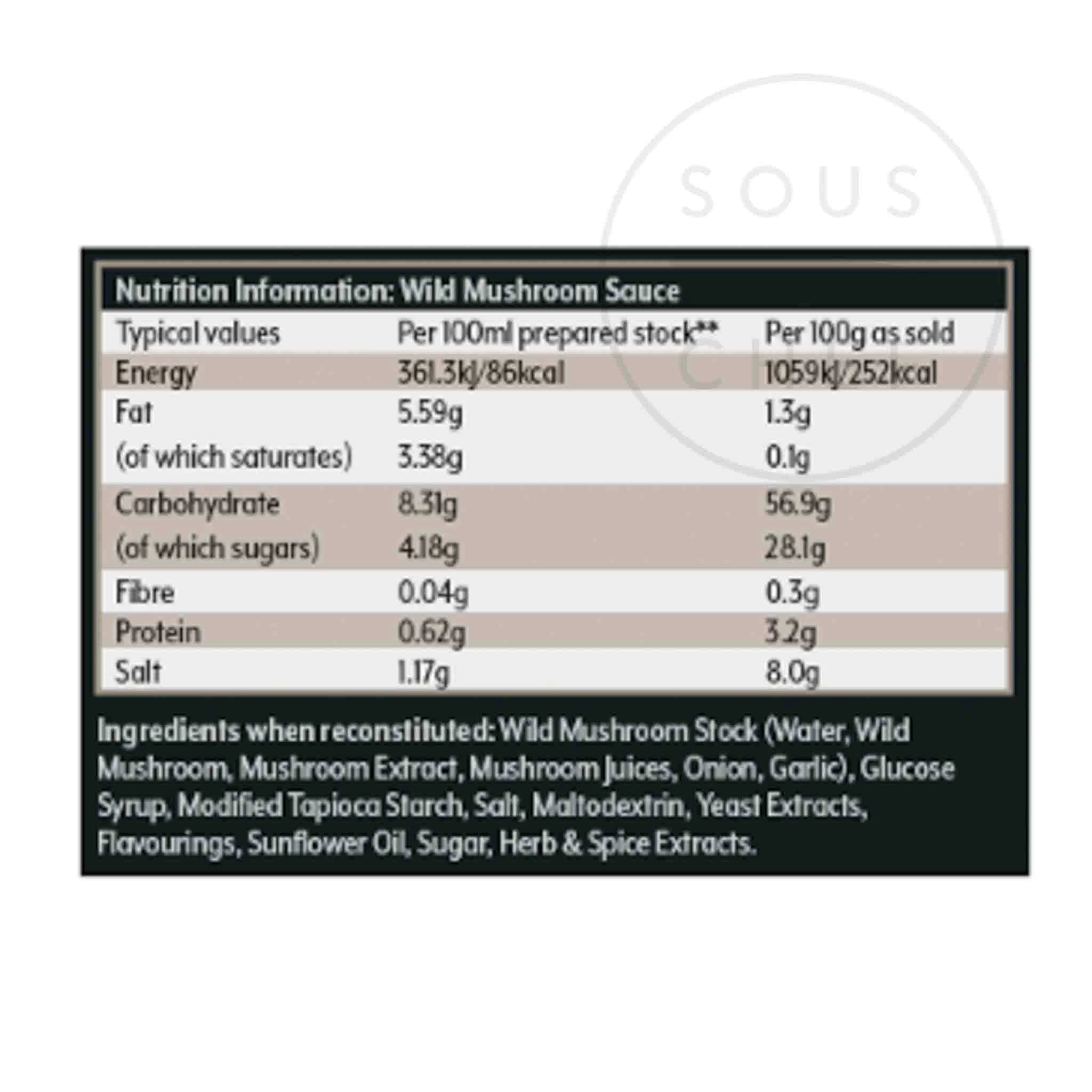 Essential Cuisine Savoury Wild Mushroom Sauce 800g 2 Essential Cuisine Savoury Wild Mushroom Sauce 800g - Image 2