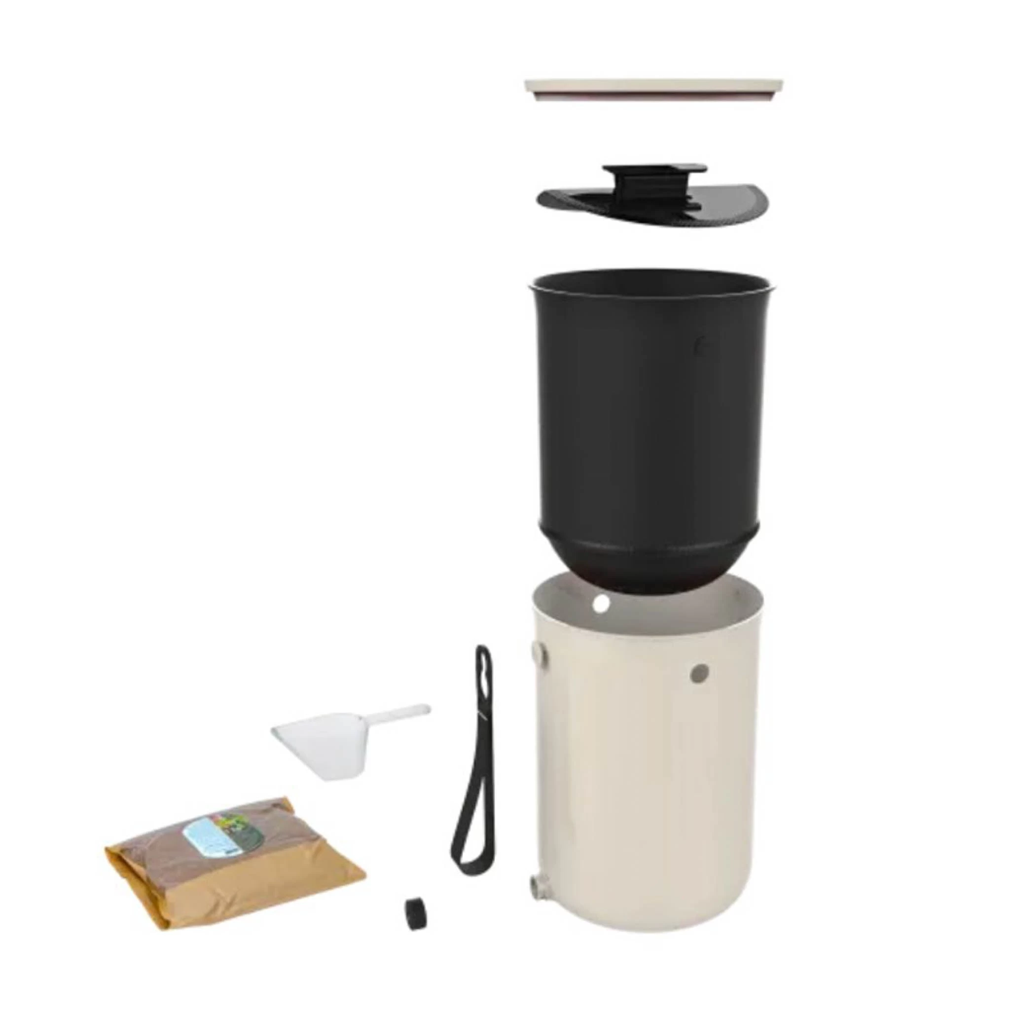 Skaza Bokashi Organko II Cream Kitchen Composter Starter Kit 2 Skaza Bokashi Organko II Cream Kitchen Composter Starter Kit - Image 2