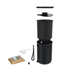Skaza Bokashi Organko II Ocean Black Kitchen Composter 5 Skaza Bokashi Organko II Ocean Black Kitchen Composter -Sous Chef Kitchenware ED0097SkazaOrgankoIIOceanBlackKitchenComposter3