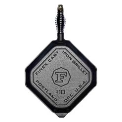 Finex Cast Iron Grill Pan, 25cm (10inch) -Sous Chef Kitchenware ED0101FinexCastIronGrillPan 25cm 10inch 2