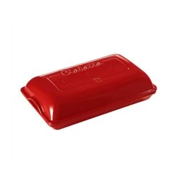 Emile Henry Emile Red Henry Ciabatta Baker, 2 Ciabattas 6 Emile Henry Emile Red Henry Ciabatta Baker, 2 Ciabattas -Sous Chef Kitchenware EE0002EmileRedHenryCiabattaBaker 2Ciabattas2