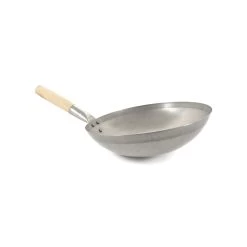 Traditional Round-Base Carbon Steel Wok
