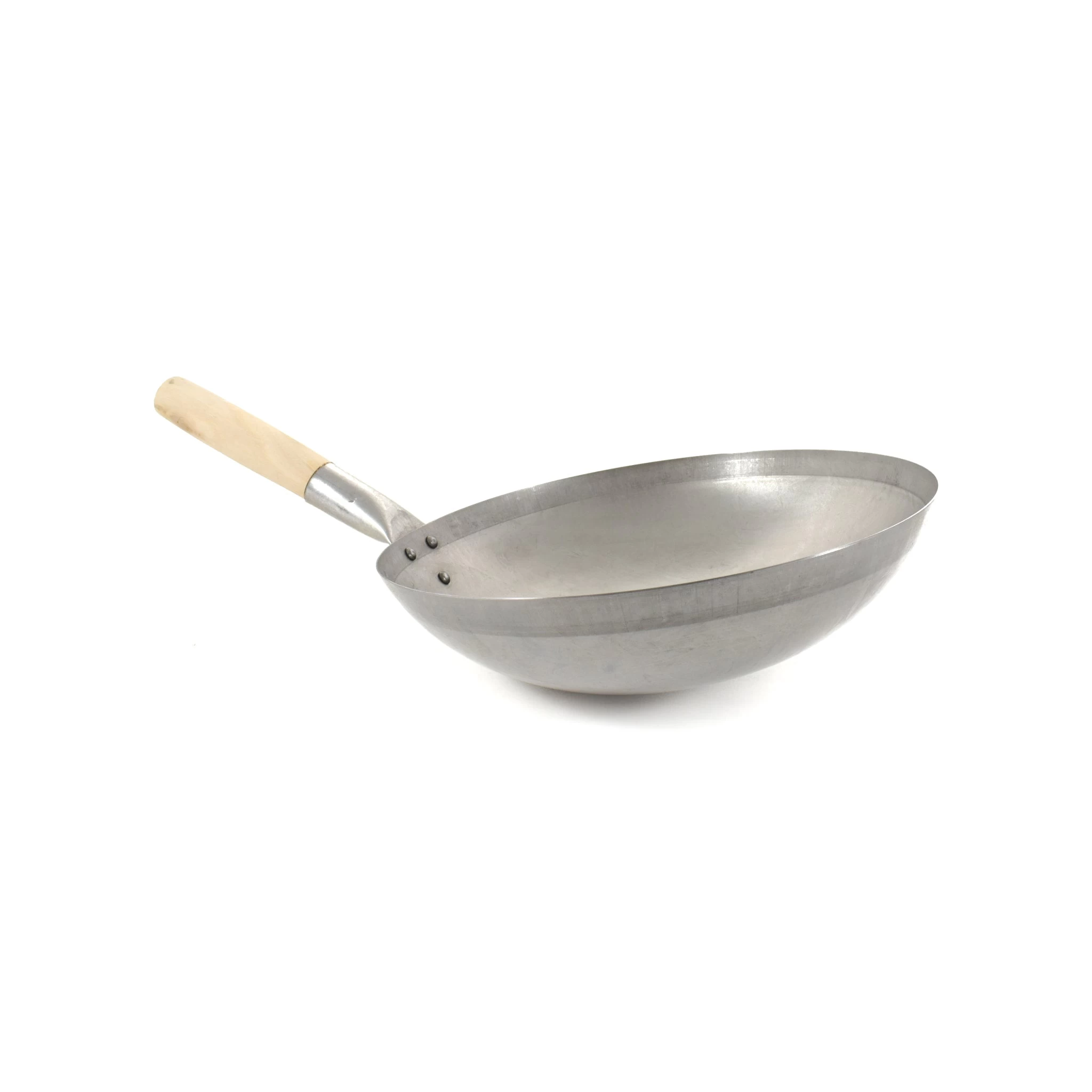 Traditional Round-Base Carbon Steel Wok 1 Traditional Round-Base Carbon Steel Wok