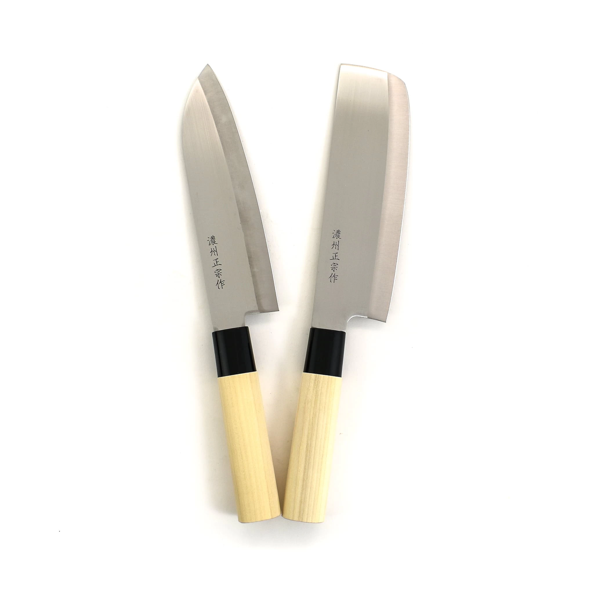 Japanese Knife Duo - Santoku & Nakiri 2 Japanese Knife Duo - Santoku & Nakiri - Image 2