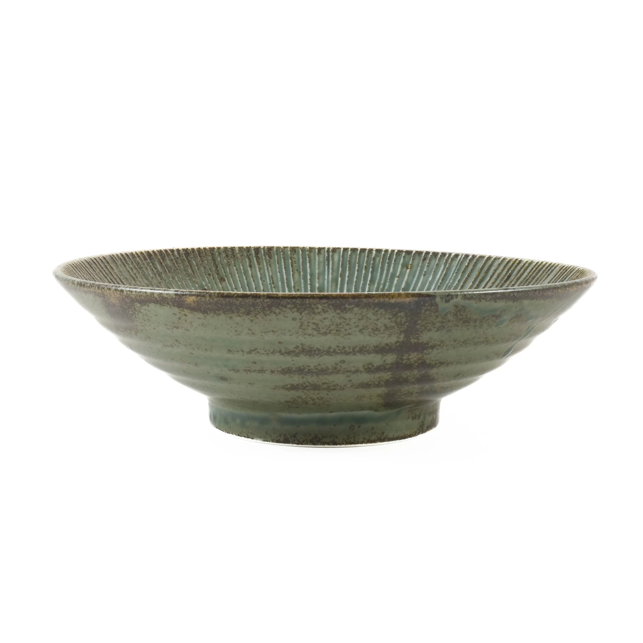 Senkei Shallow Bowl, Green, 24cm 2 Senkei Shallow Bowl, Green, 24cm - Image 2