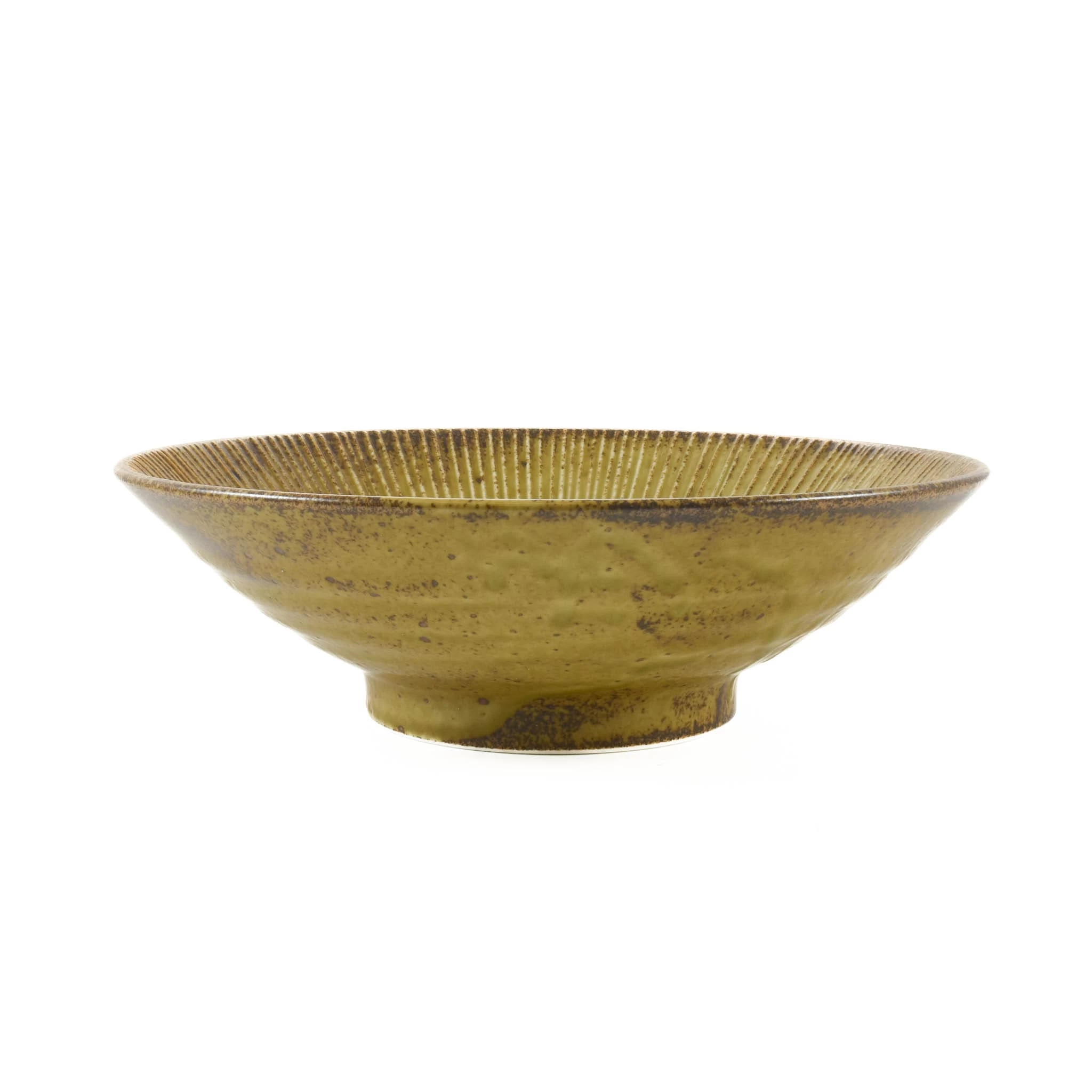 Senkei Shallow Bowl, Light Brown 2 Senkei Shallow Bowl, Light Brown - Image 2