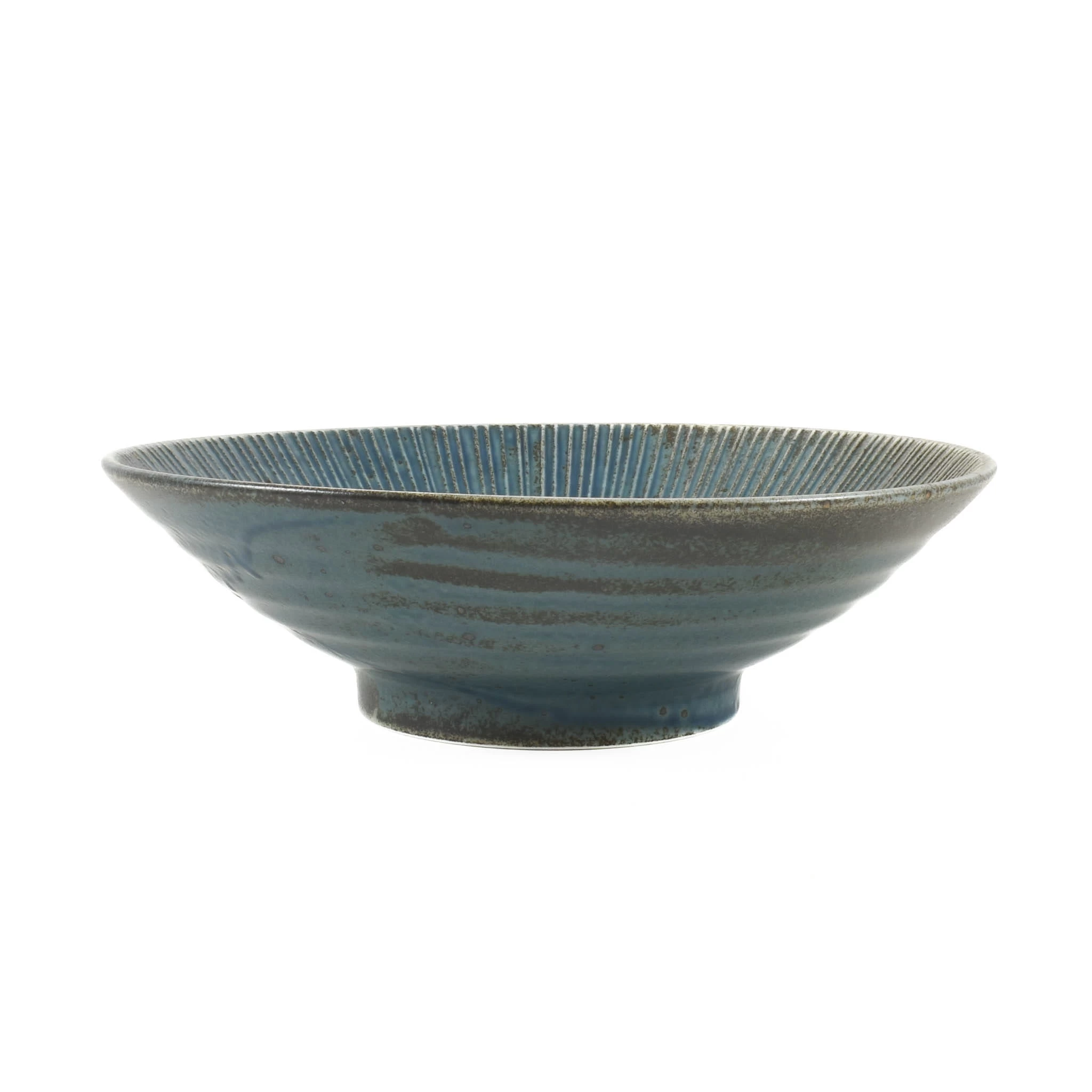 Senkei Shallow Bowl, Blue, 24cm 2 Senkei Shallow Bowl, Blue, 24cm - Image 2