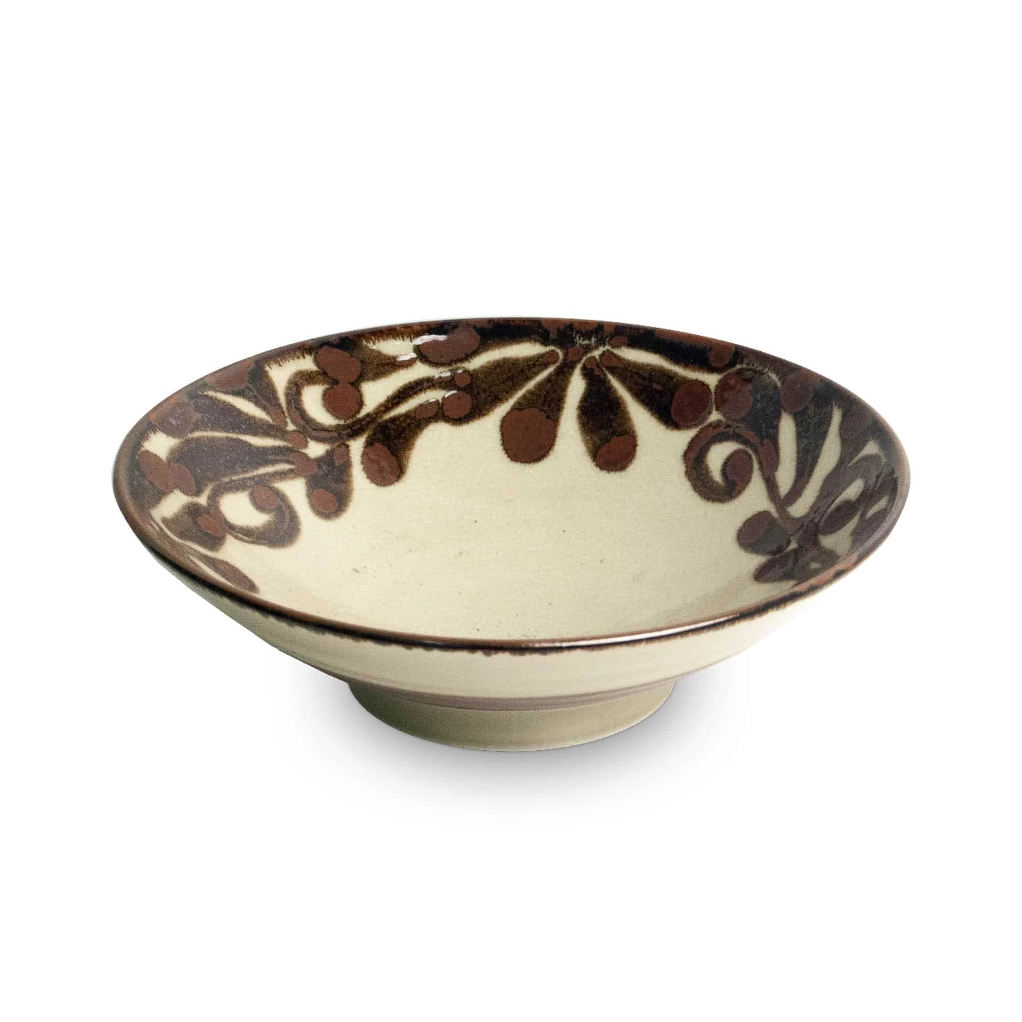 Shibuki Shallow Bowl, Brown 1 Shibuki Shallow Bowl, Brown