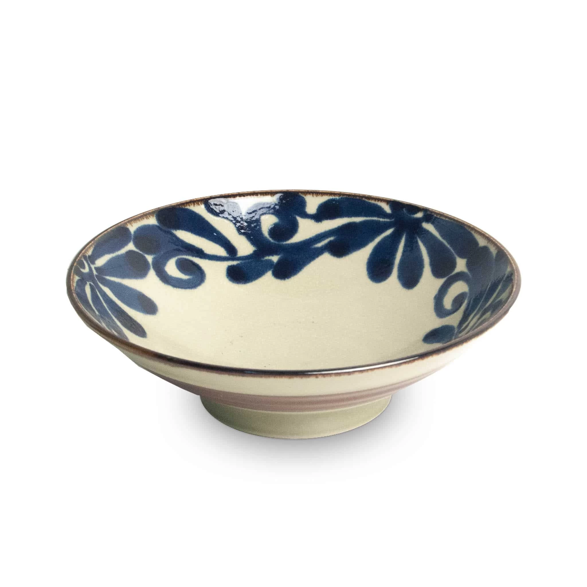 Shibuki Shallow Bowl, Blue 1 Shibuki Shallow Bowl, Blue