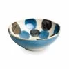 Amatsubu Noodle Bowl, Blue, 21.5cm Dia