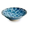 Sakura Shallow Bowl, Blue, 21.5cm