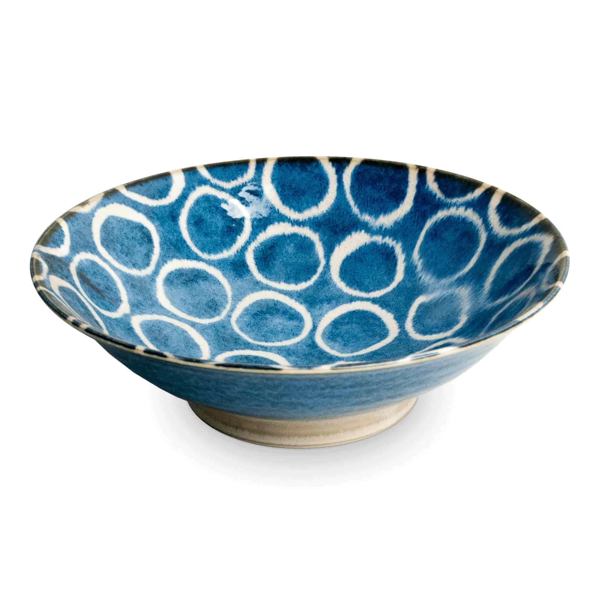 Sakura Shallow Bowl, Blue, 21.5cm 1 Sakura Shallow Bowl, Blue, 21.5cm