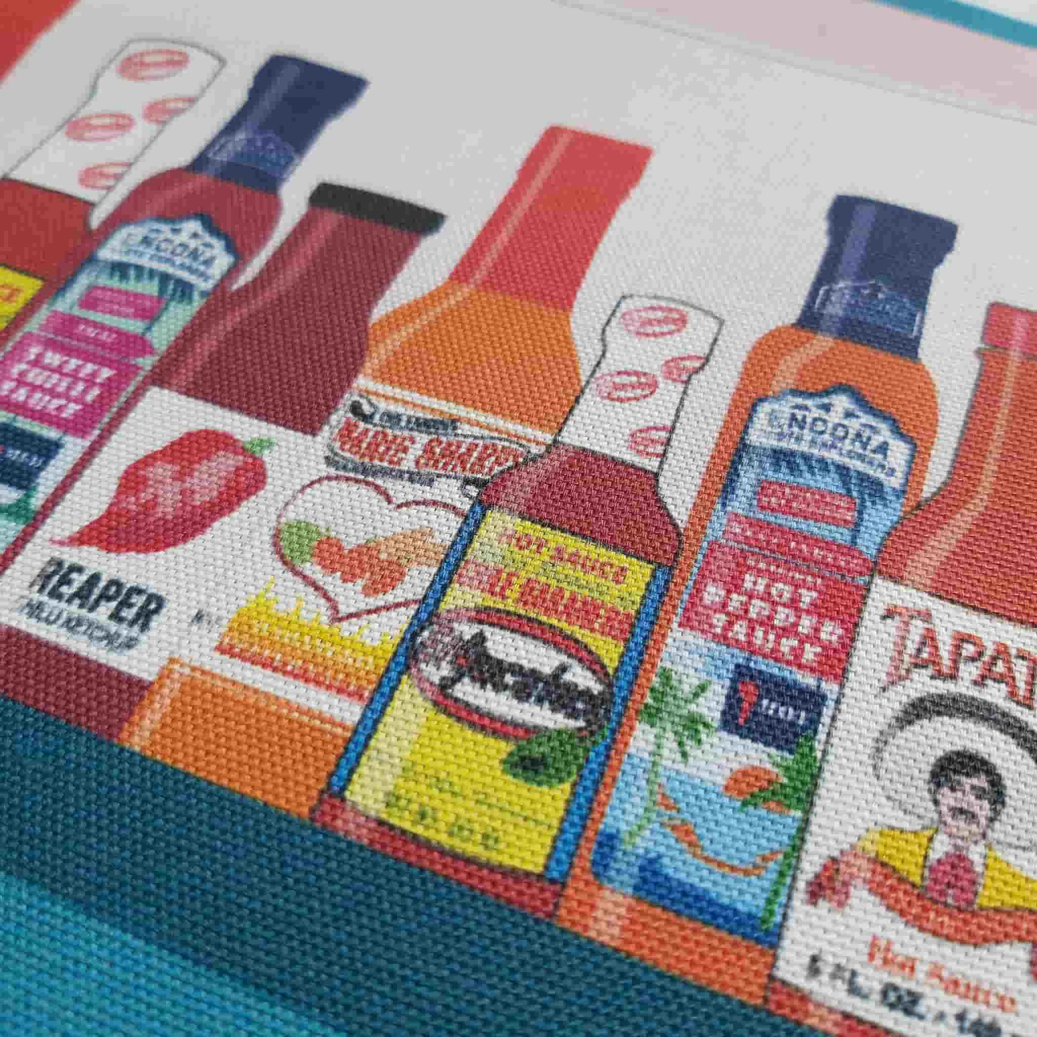 Hot Sauce Cabinet Tea Towel 2 Hot Sauce Cabinet Tea Towel - Image 2