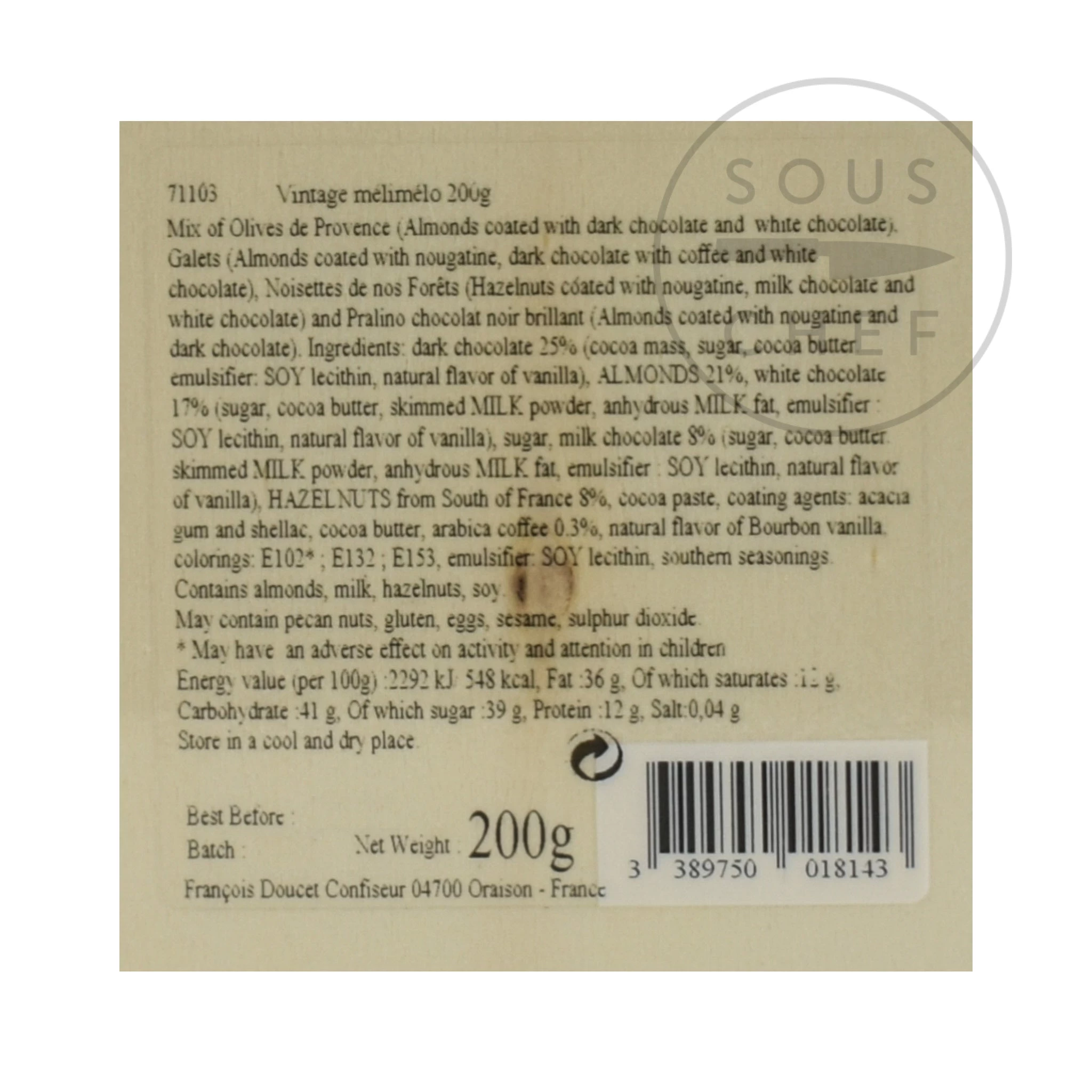 Francois Doucet Gift Selection 200g 2 Francois Doucet Gift Selection 200g - Image 2