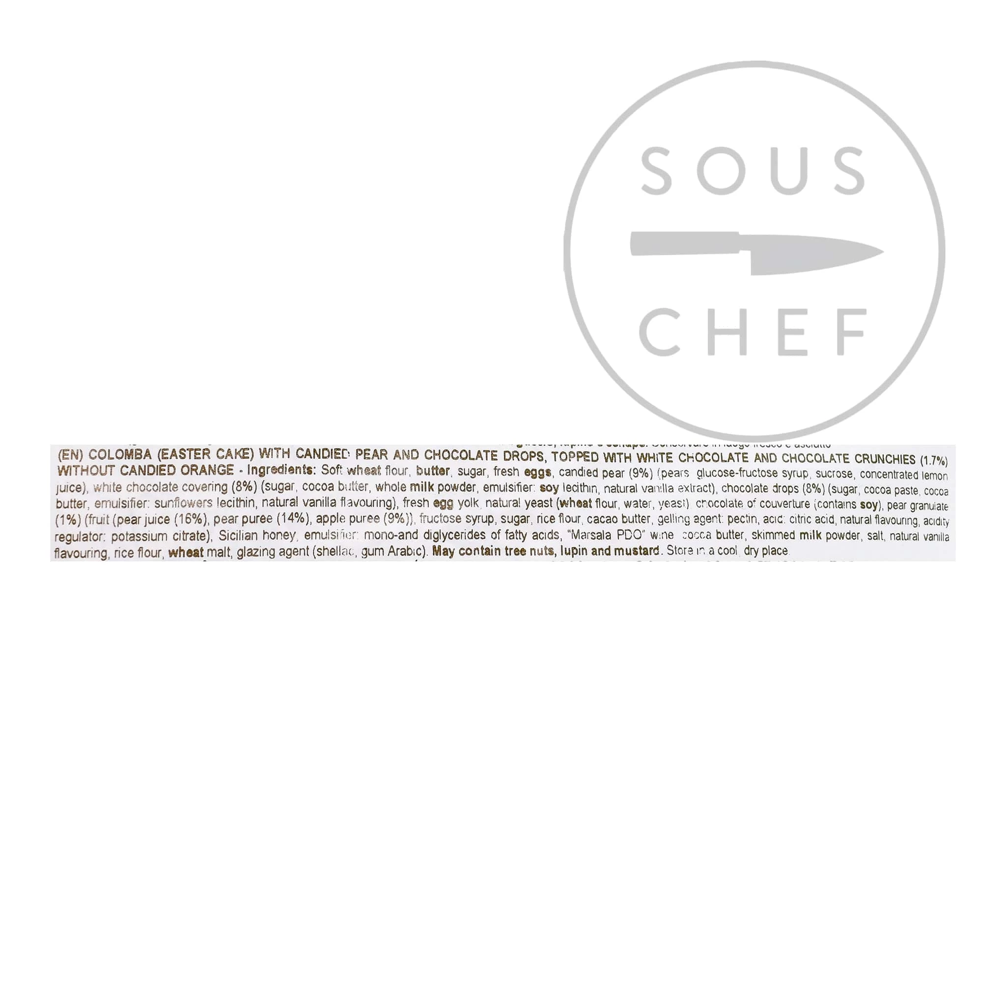 Fiasconaro Pear & Chocolate Colomba 1kg 2 Fiasconaro Pear & Chocolate Colomba 1kg - Image 2