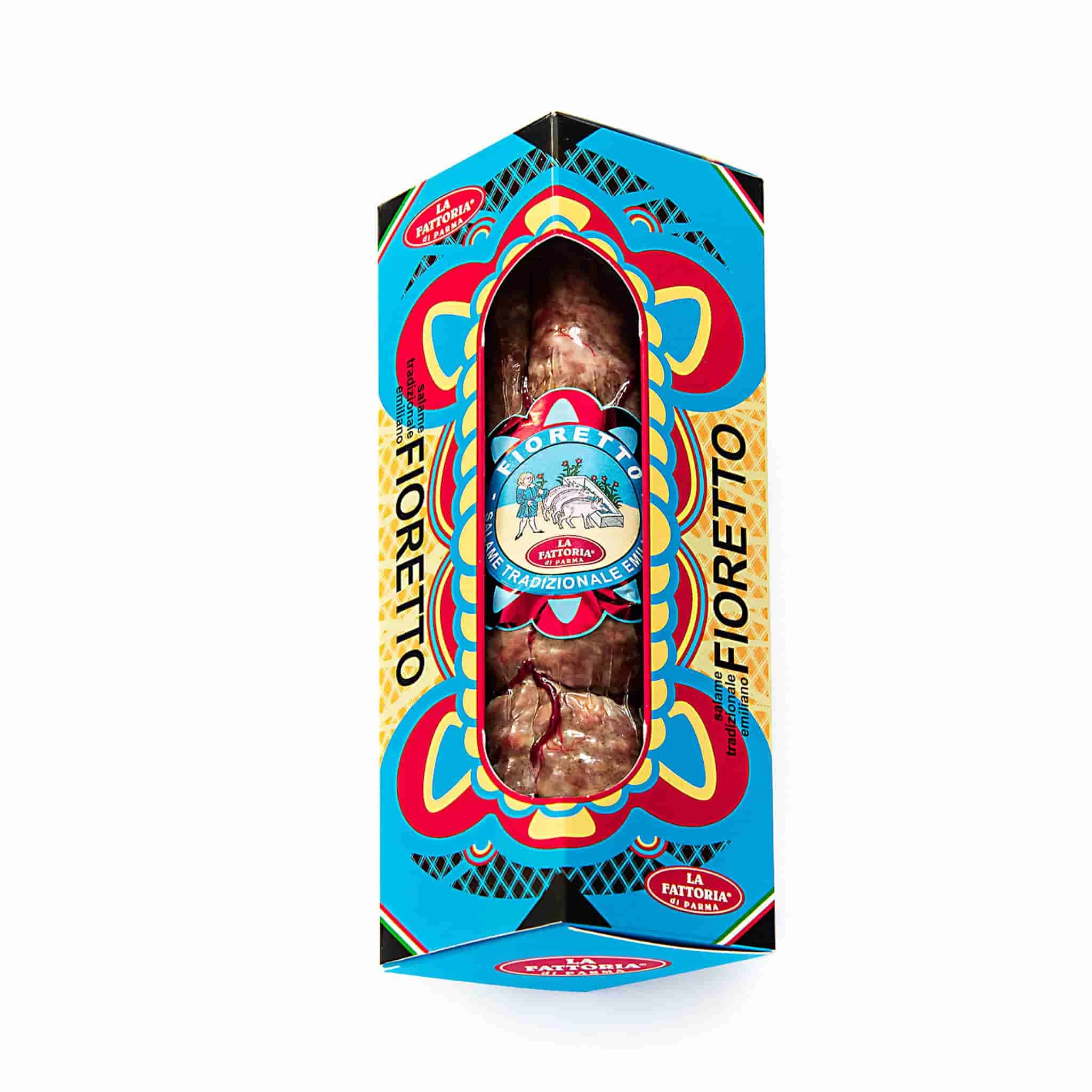 Short Dated La Fattoria Di Parma Traditional Fioretto Salami, 340g 1 Short Dated La Fattoria Di Parma Traditional Fioretto Salami, 340g