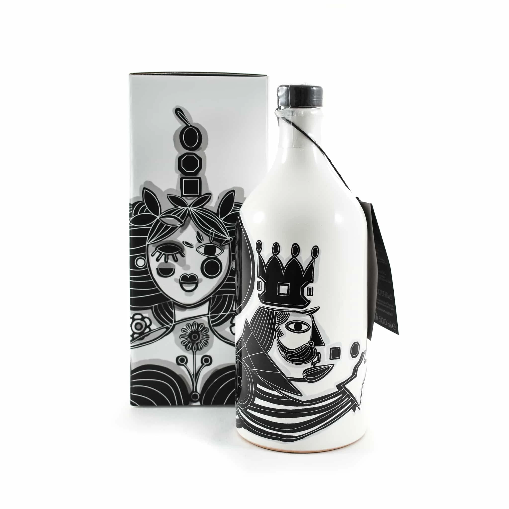 Frantoio Muraglia Intense Extra Virgin Olive Oil In Limited Edition 'King' Terracotta, 500ml 1 Frantoio Muraglia Intense Extra Virgin Olive Oil In Limited Edition 'King' Terracotta, 500ml