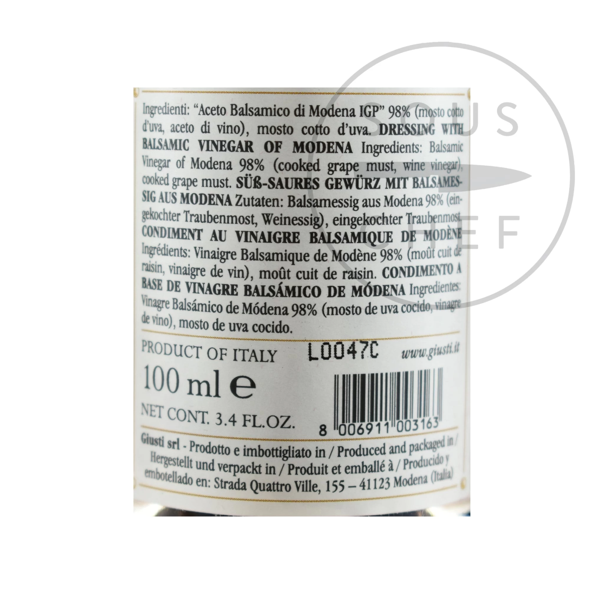 Giuseppe Giusti Balsamic Vinegar Historical Collection In Wooden Casket 4 Giuseppe Giusti Balsamic Vinegar Historical Collection In Wooden Casket - Image 4