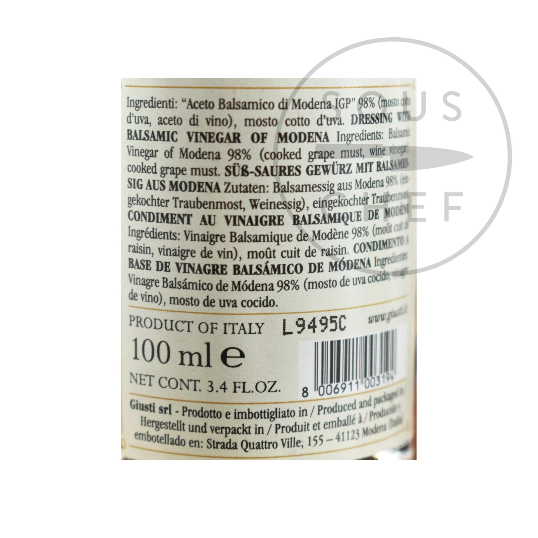 Giuseppe Giusti Balsamic Vinegar Historical Collection In Wooden Casket 2 Giuseppe Giusti Balsamic Vinegar Historical Collection In Wooden Casket - Image 2