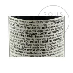 Giuseppe Giusti Infused Balsamic Vinegar Collection - Truffle, Fig & Raspberry 6 Giuseppe Giusti Infused Balsamic Vinegar Collection - Truffle, Fig & Raspberry -Sous Chef Kitchenware GI0007 GiuseppeGiustiInfusedBalsamicVinegarCollection Truffle Fig Raspberry nutrition 2