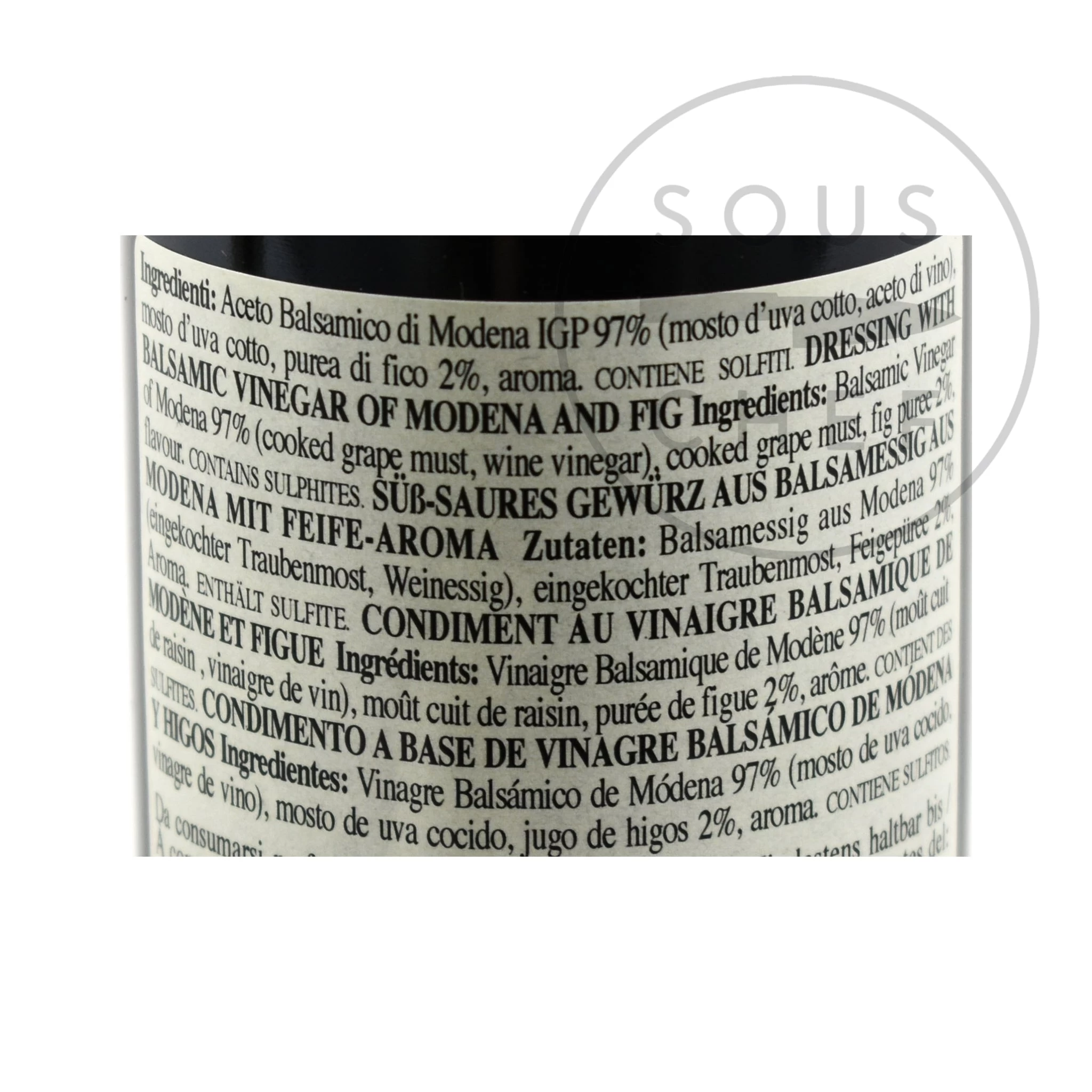 Giuseppe Giusti Infused Balsamic Vinegar Collection - Truffle, Fig & Raspberry 3 Giuseppe Giusti Infused Balsamic Vinegar Collection - Truffle, Fig & Raspberry - Image 3