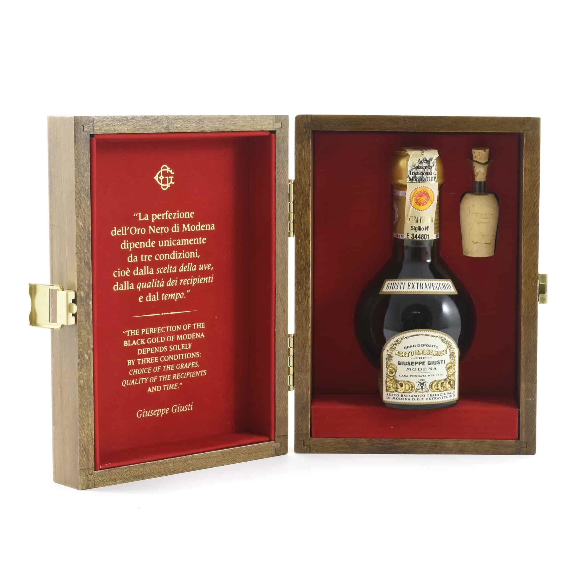Giuseppe Giusti Balsamic Vinegar Of Modena DOP - Extravecchio 25 Year Aged 1 Giuseppe Giusti Balsamic Vinegar Of Modena DOP - Extravecchio 25 Year Aged
