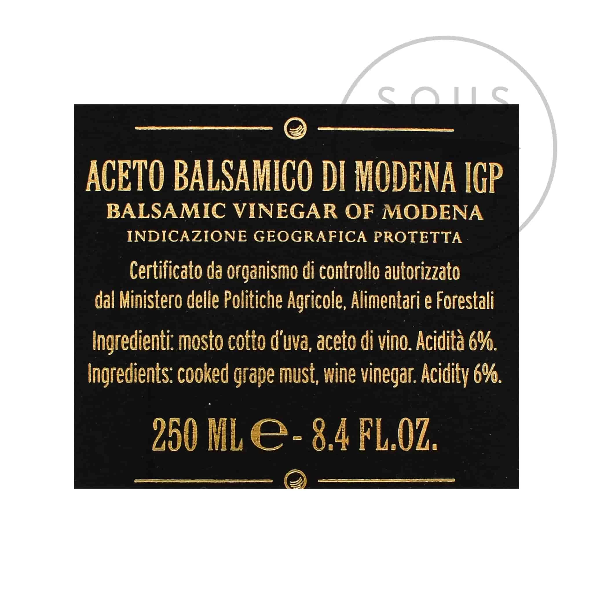 Giuseppe Giusti 'Banda Rossa' Balsamic Vinegar 20 Year Aged 250ml 2 Giuseppe Giusti 'Banda Rossa' Balsamic Vinegar 20 Year Aged 250ml - Image 2