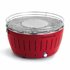Lotus Grill XL - Red -Sous Chef Kitchenware GL0003 LotusGrillXL Red angled