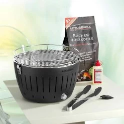 Lotus Grill XL, Anthracite -Sous Chef Kitchenware GL0011LotusGrillXL AnthraciteLife