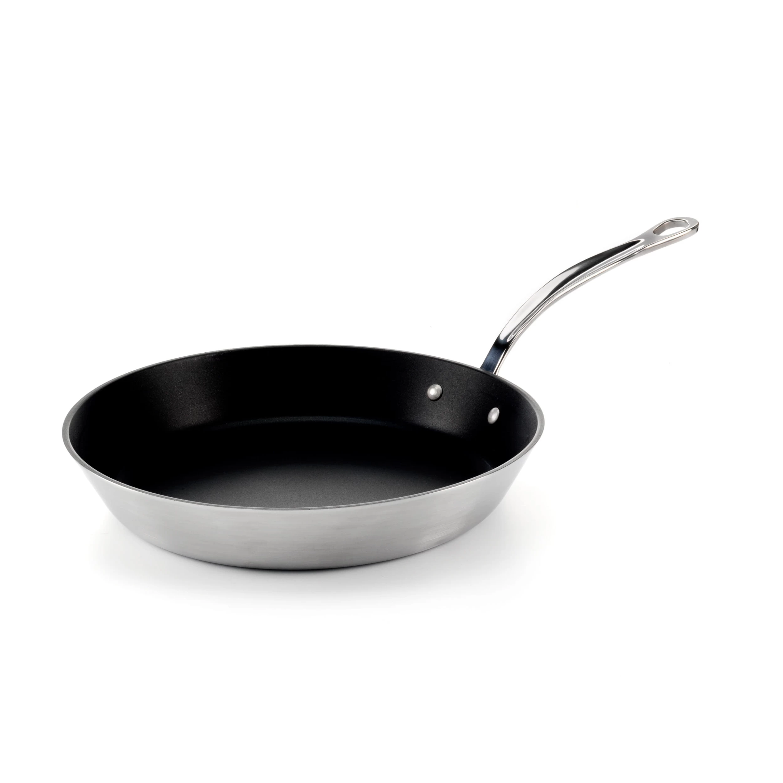 Samuel Groves Non-Stick Stainless Steel Triply Frypan 28cm 1 Samuel Groves Non-Stick Stainless Steel Triply Frypan 28cm