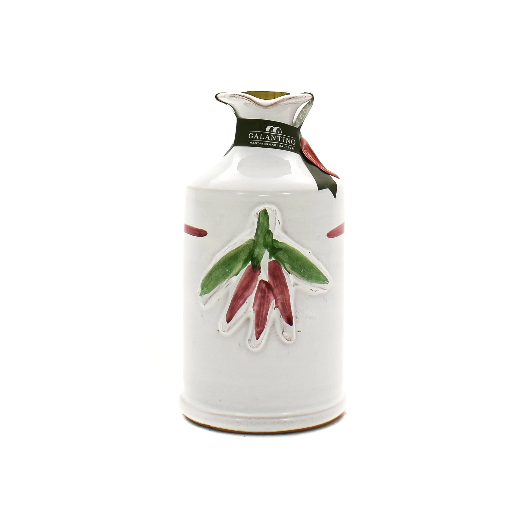 Galantino Puglian Olive Oil With Chilli In Terracotta Bottle 250ml 1 Galantino Puglian Olive Oil With Chilli In Terracotta Bottle 250ml