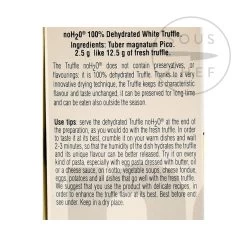 Freeze-Dried Alba White Truffle 2.5g -Sous Chef Kitchenware GU0236 Freeze DriedAlbaWhiteTruffle 1