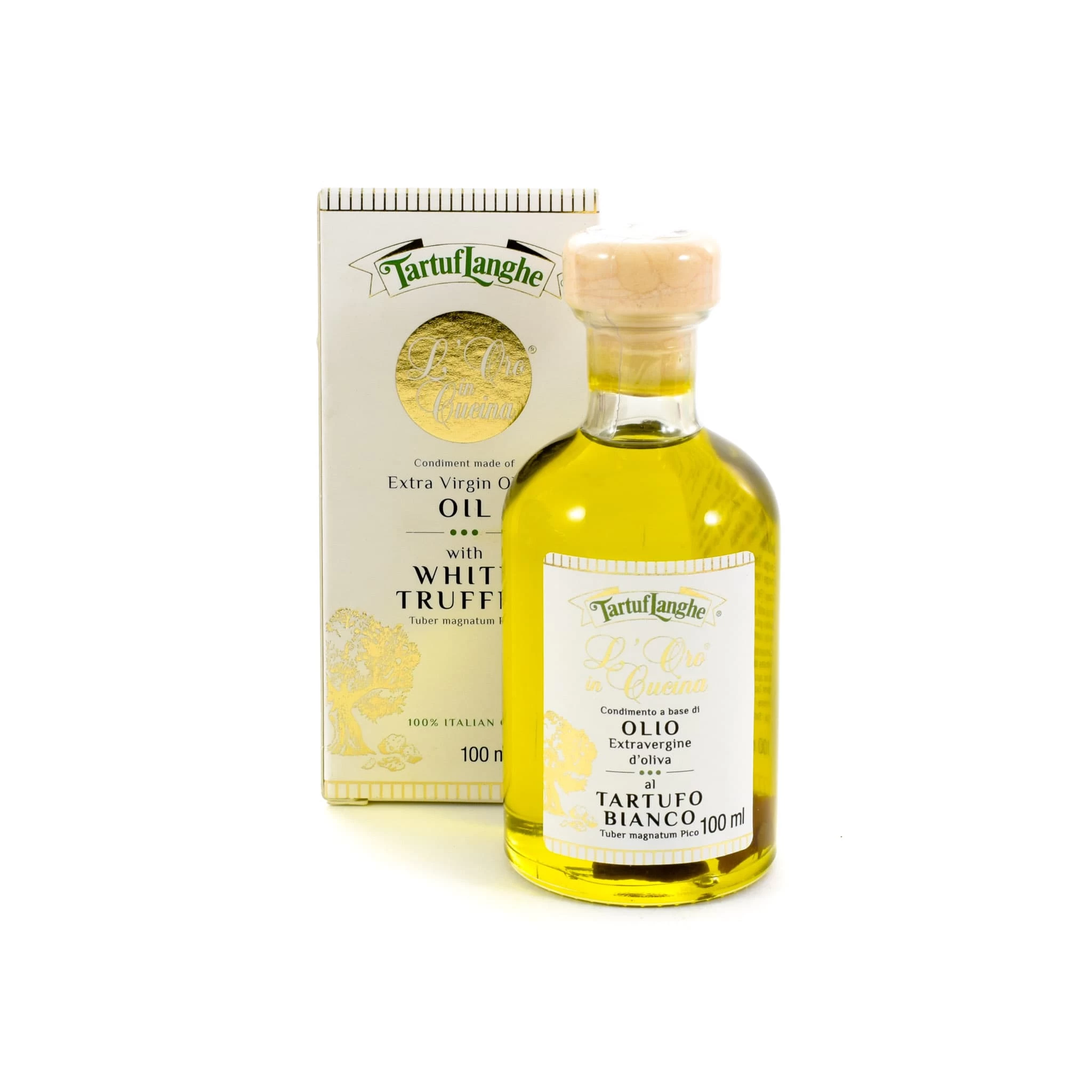Extra Virgin Olive Oil With White Truffle Slices, 100ml 1 Extra Virgin Olive Oil With White Truffle Slices, 100ml