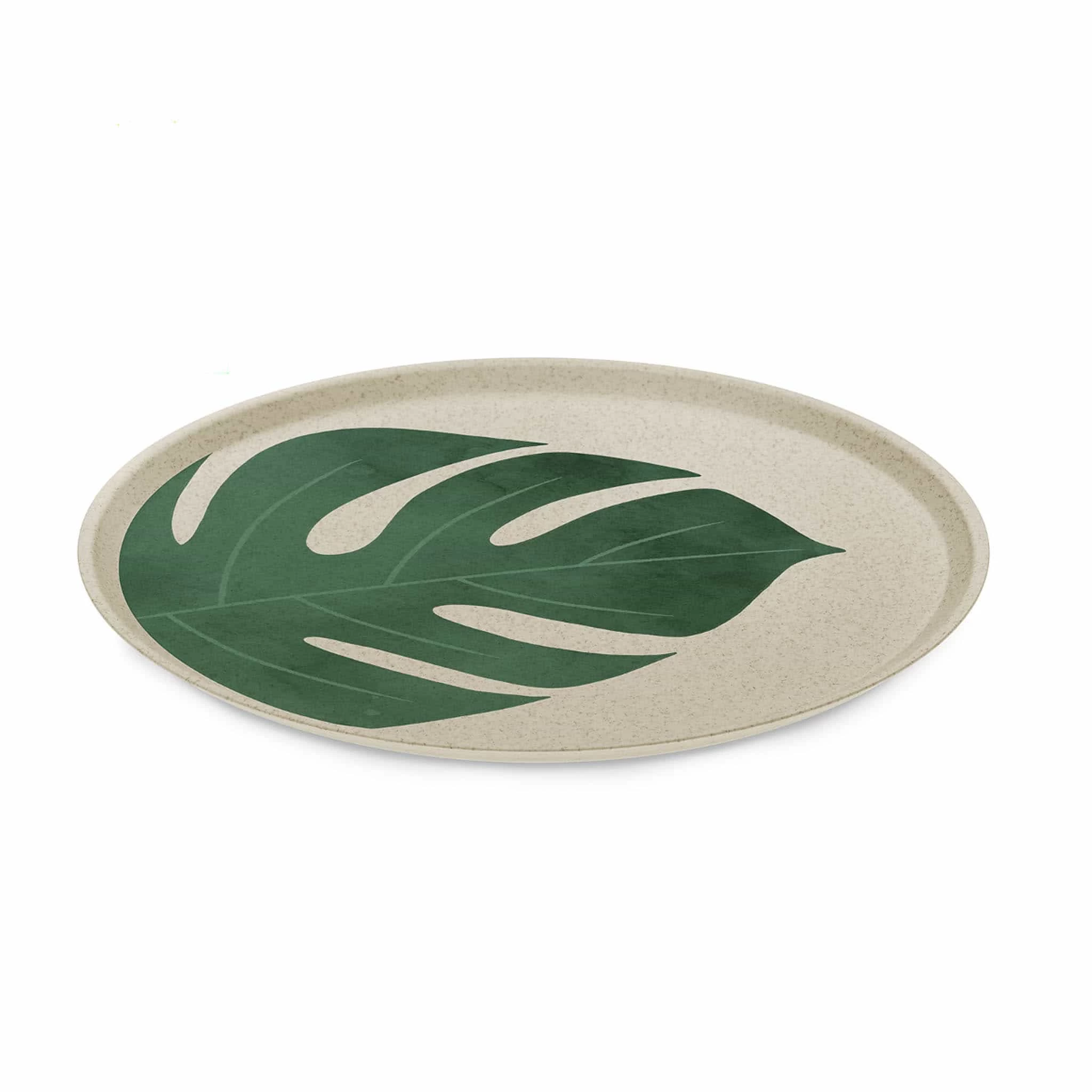 Koziol Green Monstera Leaf Dinner Plate, Set Of 4 2 Koziol Green Monstera Leaf Dinner Plate, Set Of 4 - Image 2