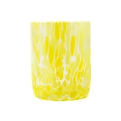 Murano Glass Tumbler, Yellow 10 Murano Glass Tumbler, Yellow -Sous Chef Kitchenware IA0001MuranoGlassTumbler Yellow ProductFrontLarge 2
