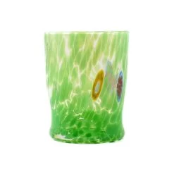 Murano Glass Tumbler, Green -Sous Chef Kitchenware IA0003MuranoGlassTumbler Green ProductFrontLarge 2