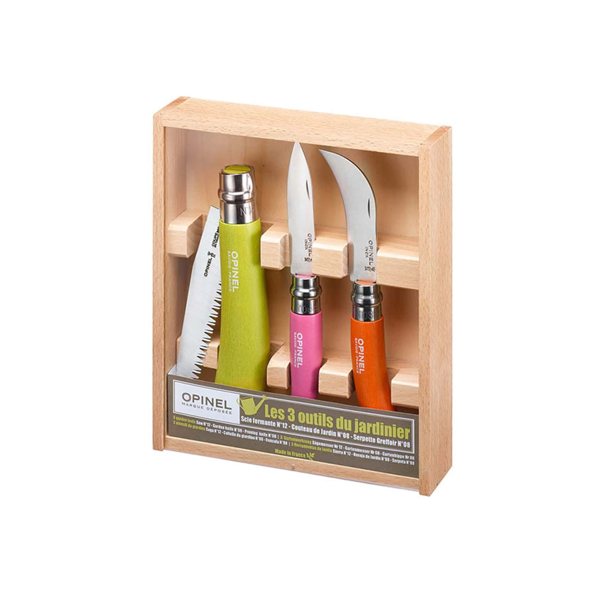Opinel Gardening Knife Box Set 1 Opinel Gardening Knife Box Set